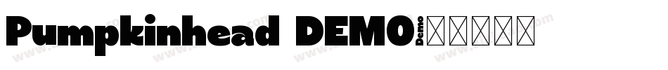 Pumpkinhead DEMO字体转换